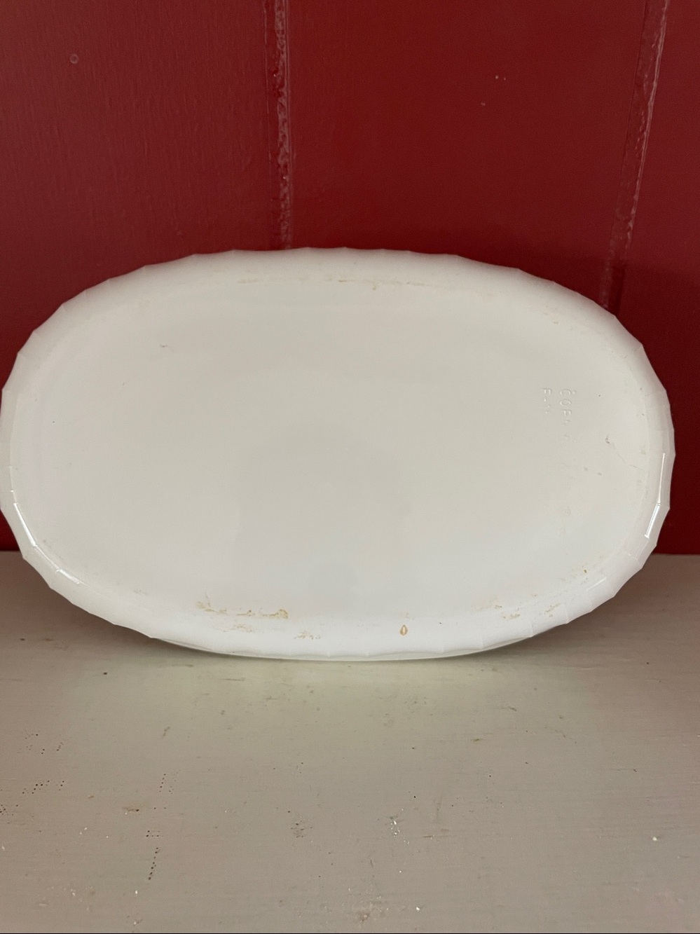 Corning White Ceramic Oval small Baking Dish - Picture 2 of 6
